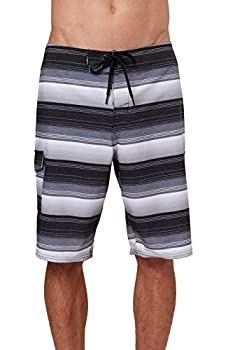 【中古】【輸入品・未使用】O'NEILL メンズ 防水 ハイパーフリーク ストレッチ スイムボードショーツ 21インチ アウトシーム | ロング丈 水着 | US サイズ: 32 カラー: ブラ