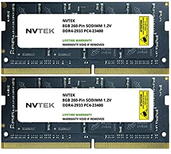 【中古】【輸入品・未使用】NVTEK 16GB (2x8GB) DDR4-3200 PC4-25600 SODIMM ノートパソコン RAM メモリ アップグレード