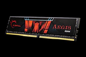 【中古】【輸入品・未使用】G.Skill Aegis 4GB 288-Pin SDRAM DDR4 2400 (PC4 19200) デスクトップメモリ F4-2400C15S-4GIS