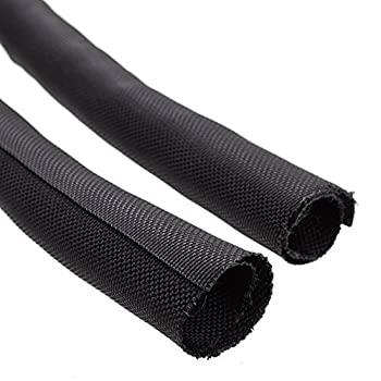 【中古】【輸入品・未使用】CableWholesale 直径3/4インチ コードプロテクターラップ スプリットウーブンケーブルオーガナイザーラップ ケーブル管理用ワイヤーラップ 15フ