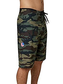 【中古】【輸入品・未使用】ONeill GI Jack Patriotic Hyperfreak ボードショーツ アメリカ国旗パッチ付き US サイズ: 30