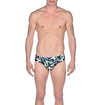 【中古】【インポート品・未当て嵌める】Arena Mens Power Triangle MaxLife Brief Swimsuit 水泳-メンズ競技水着