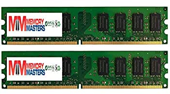 【中古】【輸入品・未使用】MemoryMasters 4GB (2X 2GB) DDR2 PC2-6400F 800MHz ECC フルバッファード 2Rx4 FB-DIMM (240 PIN) ヒートスプレッダー付き Dell互換MACコンピュ