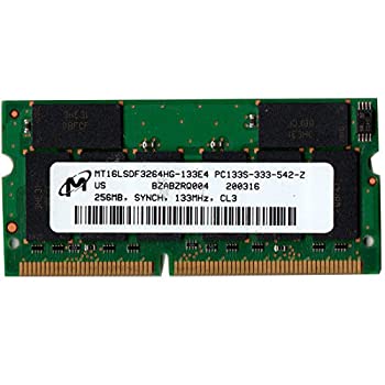 【中古】【輸入品・未使用】Micron 256MB PC100 ノートパソコンメモリ MT16LSDF3264HG
