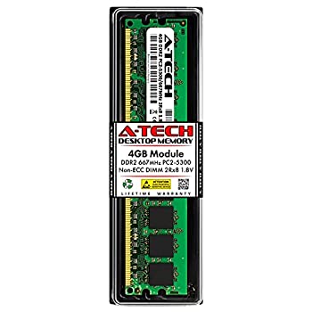 【中古】【輸入品・未使用】4?GBデスクトップメモリモジュール(240?- pin DIMM、ddr2?pc2???5300?667?MHz) A - Techブランド純正｜スカイマーケットプラス