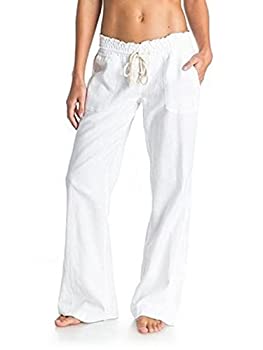 【中古】【インポート品・未当て嵌める】(Medium, Sea Salt) - Roxy Women\u0027s Oceanside Pants J Ndpt レディースウェア-ウィンタースポーツ