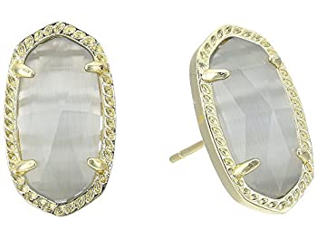 【中古】【輸入品・未使用】Kendra Scott ゴールドスレートキャッツアイ シグネチャーエリー イヤリング