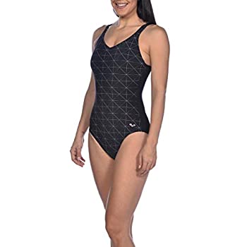 【中古】【インポート品・未当て嵌める】Arena BODYLIFT Women\u0027s Ariel Wing Back One Piece Swimsuit, Black, 32