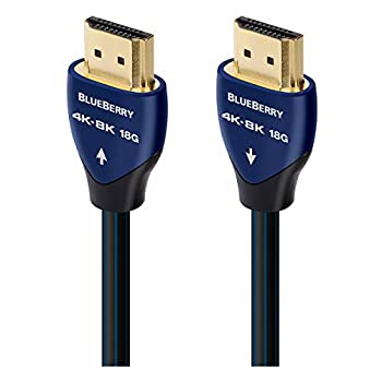 【中古】【インポート品・未当て嵌める】AudioQuest Blueberry 2.25m 4K-8K 18Gbps HDMI有線テレビ (7.5フート)