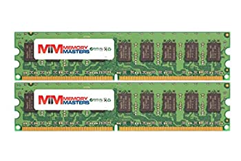 【中古】【輸入品・未使用】MemoryMasters 4GB (2x2GB) DDR2-667MHz PC2-5300 ECC UDIMM 2Rx8 1.8V バッファなしメモリー、ワークステーション用