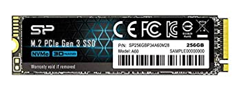 【中古】【輸入品・未使用】シリコンパワー SSD 256GB 3D TLC NAND M.2 2280 PCIe3.0&times;4 NVMe1.3 P34A60シリーズ 5年保証 SP256GBP34A60M28｜スカイマーケットプラス