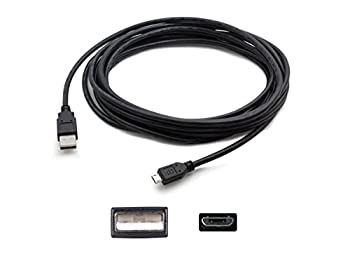 【中古】【輸入品・未使用】ADDON 4.57?M ( 15.00ft ) USB 2.0?( A )オスto Micro - USB ( B )オスブラックケーブルusb2microusb15