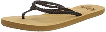 【中古】【インポート品・未当て嵌める】Roxy レディース 砂浜\u0026スウィミングプールシューズ 黒いこと 黒いこと 黒いこと 黒いこと レディース 2