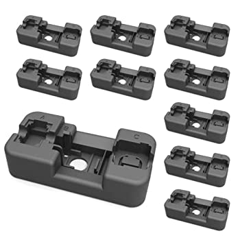 【中古】【輸入品・未使用】InstallerParts キーストーン ジャック パンチダウンスタンド 10 Pack ブラック 27776｜スカイマーケットプラス