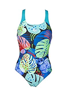 【中古】【輸入品・未使用】Arena Women's Swim Pro Back One Piece Swimsuit, Martinica Tropics, 26