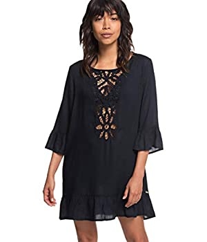 【中古】【輸入品・未使用】Roxy Goldy Soul Long Sleeve Cover-Up Dress True Black SM