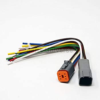 【中古】【輸入品・未使用】Deutsch DT 6ピン ピグテールキット 16AWG NMMA ABYC USCD認定 ボート RVワイヤー 600V 米国製