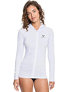 【中古】【輸入品・未使用】Roxy Women's Essentials Hooded Rashguard, Bright White 21, XL