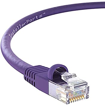 【中古】【輸入品・未使用】InstallerParts イーサネットケーブル CAT6ケーブル UTPブーテッド15フィート パープル プロフェッショナルシリーズ 10ギガビット/秒ネットワー