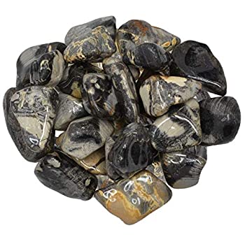 【中古】【輸入品・未使用】Hypnotic Gems 材質：希少なアフリカのタンブルストーンの詰め合わせ - 工芸品、レイキ、クリスタルヒーリングなどのためのバルク研磨宝石のロッ