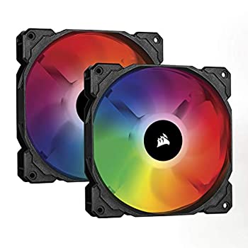 【中古】【インポート品・未当て嵌める】Corsair iCUE SP140 RGB PRO Dual Fan Kit with Lighting Node 制御装置属する マイコン入れもの気違い CO-9050096-WW FN1345