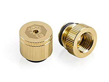 【中古】【輸入品・未使用】Bitspower Touchaqua water-exhaust fitting (True Brass) (2 PCS)