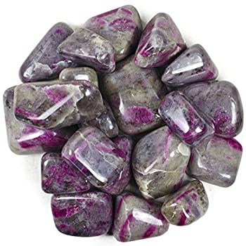 【中古】【輸入品・未使用】Hypnotic Gemsマテリアル: 1?/ 4ポンドトップグレードハンドポリッシュRuby in Feldsparインドから???Avg 1?\