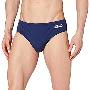 【中古】【インポート品・未当て嵌める】ArenaメンズSolid Jammer Swim Short 32インチ 青色 スポーツ・アウトドア-競技水着