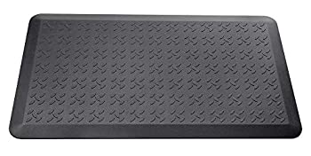 【中古】【輸入品・未使用】Monoprice 滑り止め抗疲労パッド入りマット ブラック Lサイズ 快適 ソフト 21.7 x 36.2 x 0.6インチ 非毒性 Pthlalate-Free Workstream Collecti｜スカイマーケットプラス