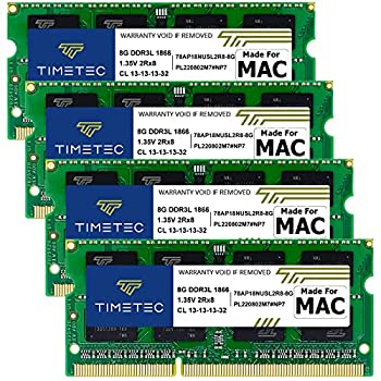 【中古】【輸入品・未使用】Timetec Hynix IC 32GB キット(4x8GB) 適合機種: Apple Late 2015 iMac 27インチ w/ Retina 5K ディスプレイ DDR3L 1866MHz / 1867MHz PC3L-1490|スカイマーケットプラス