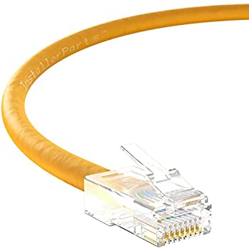 【中古】【輸入品・未使用】InstallerParts イーサネットケーブル CAT5Eケーブル UTP非起動 10フィート イエロー プロフェッショナルシリーズ 1ギガビット/秒ネットワーク/