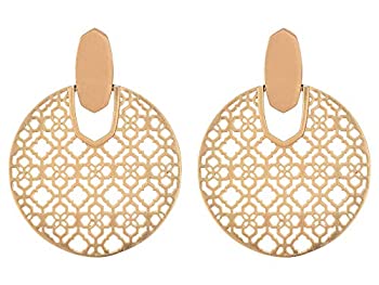 【中古】【輸入品・未使用】Kendra Scott Didi ローズゴールド ステートメントピアス ローズゴールド フィリグリー