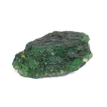 【中古】【インポート品・未当て嵌める】Gemhub 本物のグリーンエメラルドチャンク 124.00カラット 生まれながらお墨付きエメラルドラフヒーリングクリスタルエメラルド