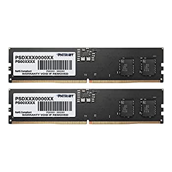 【中古】【輸入品・未使用】Patriot Signature Line Series DDR5 16GB (2 x 8GB) 4800MHz UDIMMキット - PSD516G4800K｜スカイマーケットプラス