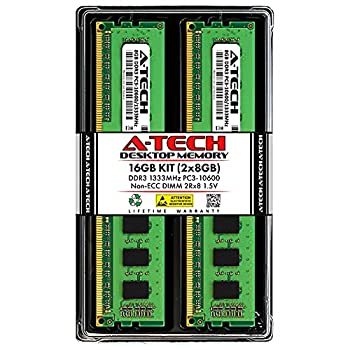 【中古】【輸入品・未使用】A-Tech 16GB キット (2x8GB) RAM Dell OptiPlex 9010 7010 3010 990 790 390 (USFF/SFF/MT/DT) | DDR3 1333 MHz DIMM PC3-10600 UDIMM メモリア