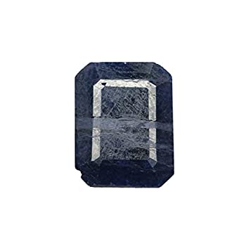【中古】【インポート品・未当て嵌める】gemhub 青色サファイア 7.00カラット ルースブルーサファイア エッグ御墨付き青色サファイア エメラルドカットサファイアジェムストーン