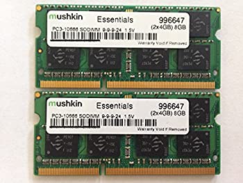 【中古】【輸入品・未使用】Mushkin Essentials 996647 8GB(2x4gb) PC3-10666