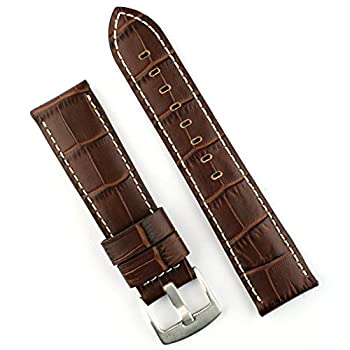 【中古】【輸入品・未使用】B & RバンドGatorレザー腕時計バンドストラップ???の色の選択???20?mm 22?mm 24?mm