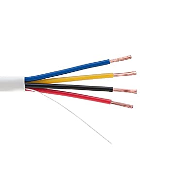 【中古】【輸入品・未使用】バルク22/4 ストランド導体アラームケーブル 500フィート 火災/セキュリティ 防犯 ステーション ワイヤーセキュリティ (シールドなし(UTP) 22/4