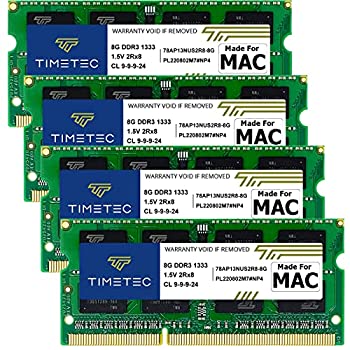 【中古】【輸入品・未使用】Timetec Hynix IC 32GB キット(4x8GB) 対応機種: Apple DDR3 1333MHz PC3-10600 iMac (2010年中期 27インチ) MAC SODIMM アップグレード | iMac|スカイマーケットプラス