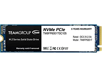 【中古】【インポート品・未当て嵌める】Team Team M.2 2280 NVMe PCIe Gen3x4 SSD MP33つづき物 1.0結核症 TM8FP6001T0C101 PCパーツ-内蔵SSD