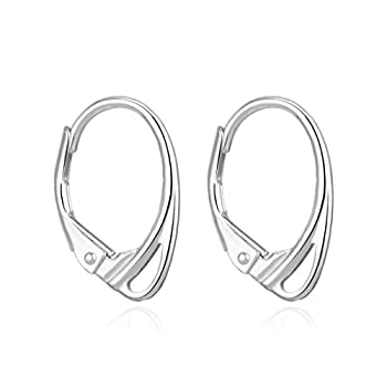 【中古】【輸入品・未使用】30個 本物の925スターリングシルバー レバーバックイヤリングフック 23mm オーバルイヤーワイヤーコネクタ イヤリング作成用 SS15-1|スカイマーケットプラス