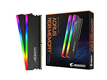 【中古】【輸入品・未使用】GIGABYTE DDR4-2666MHz デスクトップPC用 メモリ AORUS RGBシリーズ 16GB [8GB×2枚] GP-ARS16G33 MM6546