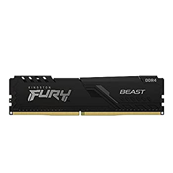 【中古】【輸入品・未使用】キングストン Kingston FURY デスクトップPC用メモリ DDR4 3733MT/秒 16GB×1枚 Kingston FURY Beast ビースト CL19 KF437C19BB1/16 製品寿命期