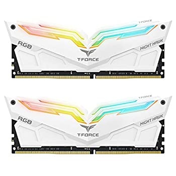 【中古】【輸入品・未使用】TEAMGROUP T-Force Night Hawk RGB 3600MHz 16GB キット (2x8GB) CL18 DDR4 SDRAM (PC4-28800) デスクトップメモリーモジュール Ram TF15D416G36