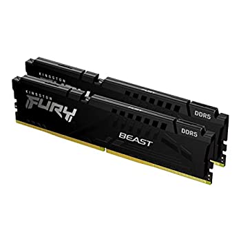【中古】【輸入品・未使用】キングストン Kingston FURY デスクトップPC用メモリ DDR5 5200MT/秒 8GB&times;2枚 Kingston FURY Beast ビースト CL40 KF552C40BBK2-16 製品寿命期｜スカイマーケットプラス