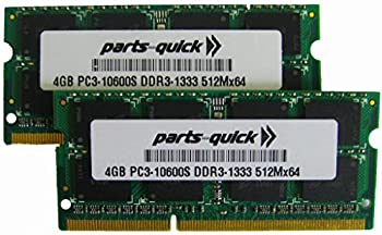 【中古】【輸入品・未使用】parts-quick アップルのMacBook Proの13インチのコアi5 2.4GHzの2011年後半MD313LL / A A1278 SODIMM RAMのための8ギガバイトキット2X4ギガバイ