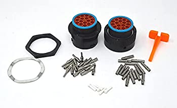 【中古】【輸入品・未使用】Deutsch HDP20 バルクヘッド 16ピン コネクタキット 12-14 AWG ソリッドコンタクト|スカイマーケットプラス