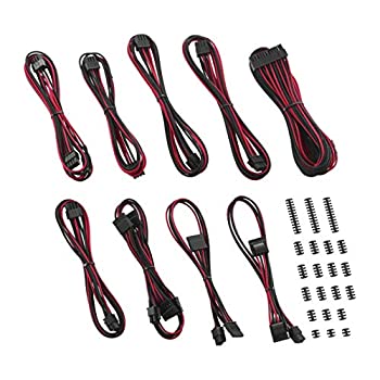 【中古】【インポート品・未当て嵌める】CableMod Classic ModFlex E-Series EVGA?ワット数 G3 / G2 / P2 / T2用有線テレビ一揃いの道具 - BLACK/RED [コマーシャル-EV2-CKIT-KKR-R]