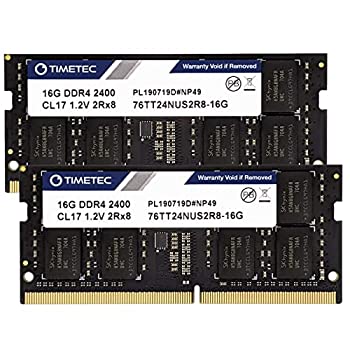 【中古】【輸入品・未使用】Timetec Hynix IC 32GB キット (2x16GB) DDR4 SODIMM Intel NUC KIT/ Mini PC / HTPC / NUC Board 2400MHz PC4-19200 Non-ECC Unbuffered 1.2V C